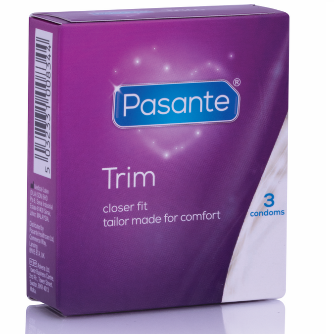 PASANTE - THIN TRIM MS DUN CONDOOM 3 STUKS