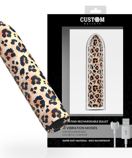 CUSTOM BULLETS - LEOPARD MAGNETIC 10 INTENSITIES CUSTOM BULLETS - LEOPARD MAGNETIC 10 INTENSITIES