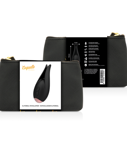COQUETTE CHIC DESIRE - CLITORISSTIMULATOR ZWART / GOUDEN BLOEM COQUETTE CHIC DESIRE - CLITORISSTIMULATOR ZWART / GOUDEN BLOEM