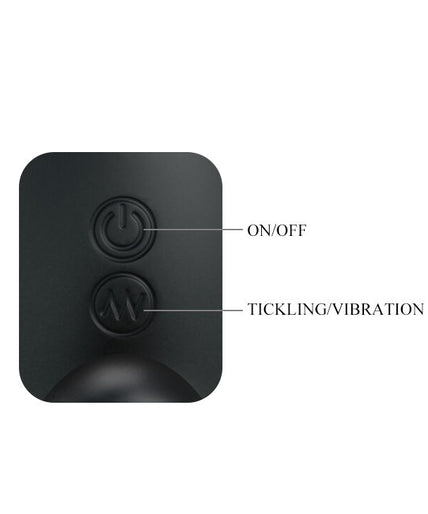 MR PLAY - RECHARGEABLE BLACK PROSTATE MASSAGER MR PLAY - RECHARGEABLE BLACK PROSTATE MASSAGER