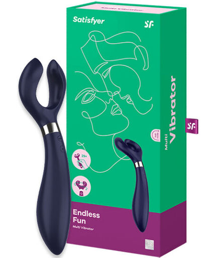 SATISFYER - ENDLESS FUN MULTI VIBRATOR 3 BLUE SATISFYER - ENDLESS FUN MULTI VIBRATOR 3 BLUE
