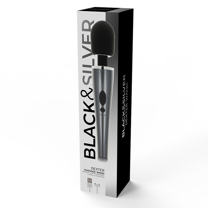 Zwart & zilver - DEXTER MASSAGEWAND