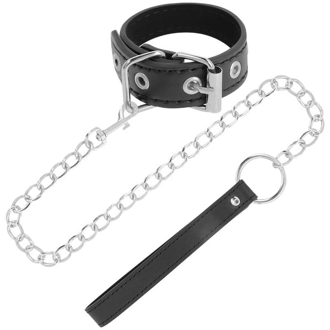 Darkness – Penisring mit Riemen