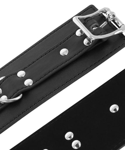 DARKNESS - BLACK LEATHER HANDCUFFS DARKNESS - BLACK LEATHER HANDCUFFS