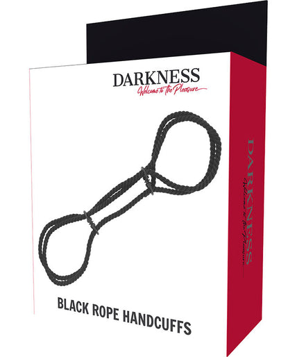 DARKNESS - 100% COTTON ROPE HANDCUFFS OR ANKLE HANDCUFFS DARKNESS - 100% COTTON ROPE HANDCUFFS OR ANKLE HANDCUFFS