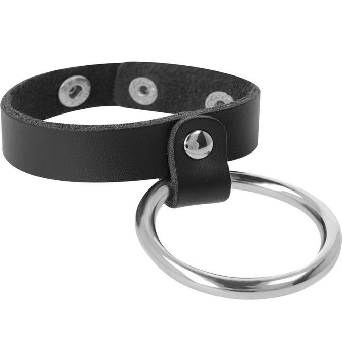 DARKNESS - METALEN RING VOOR DE PENIS EN TESTIKELS