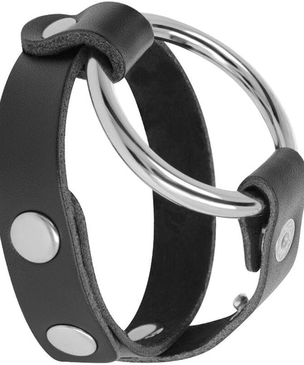 DARKNESS - BDSM COCK AND TESTICLE RING DARKNESS - BDSM COCK AND TESTICLE RING