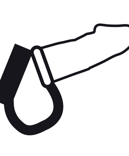 DARKNESS - BDSM COCK AND TESTICLE RING DARKNESS - BDSM COCK AND TESTICLE RING