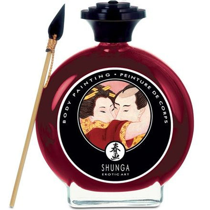SHUNGA - STRAWBERRY AND CAVA BODY PAINTING SHUNGA - STRAWBERRY AND CAVA BODY PAINTING