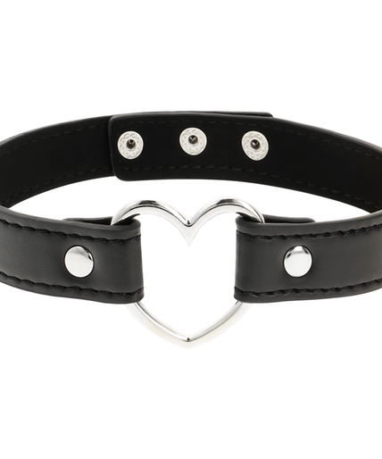 COQUETTE CHIC DESIRE - VEGAN LEATHER NECKLACE WOMAN HEART ACCESSORY COQUETTE CHIC DESIRE - VEGAN LEATHER NECKLACE WOMAN HEART ACCESSORY