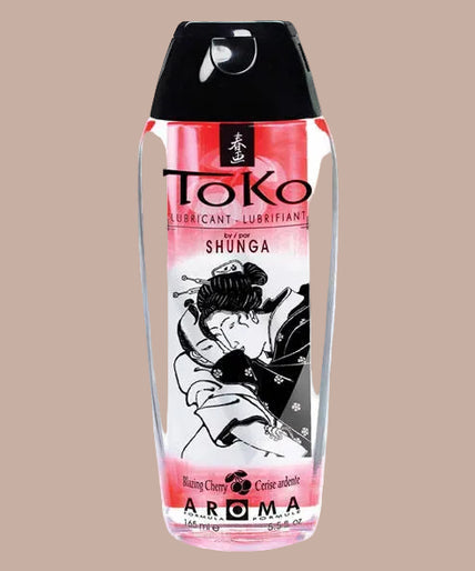 Shunga – TOKO Burning Cherry Flavoured Lubricant 165ml Shunga – TOKO Burning Cherry Flavoured Lubricant 165ml