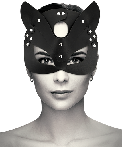 COQUETTE CHIC DESIRE - VEGAN LEATHER MASK WITH BUNNY EARS COQUETTE CHIC DESIRE - VEGAN LEATHER MASK WITH BUNNY EARS