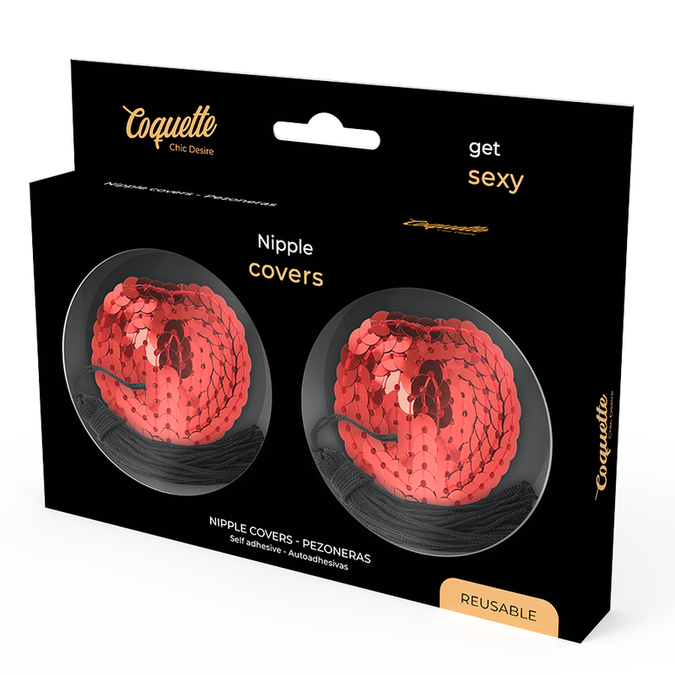 Coquette Chic Desire – Brustwarzenabdeckungen Rot