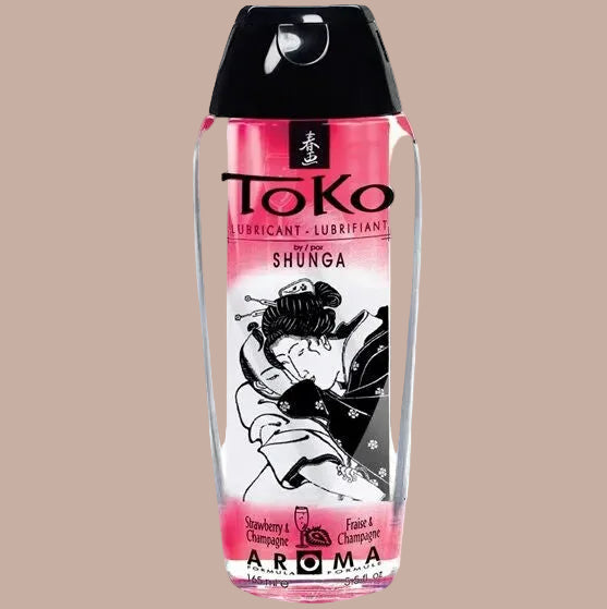 Shunga – TOKO Smeermiddel met aardbei- en champagnesmaak 165ml