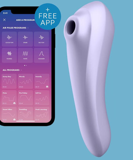 Satisfyer – Dual Pleasure Luchtdruk Vibrator Mauve Satisfyer – Dual Pleasure Luchtdruk Vibrator Mauve