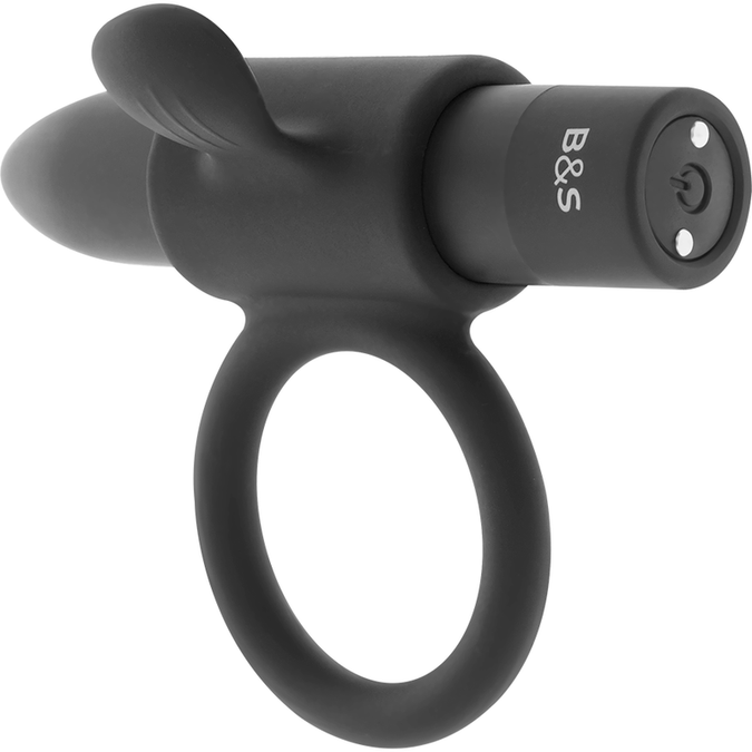 Black&silver – Cameron Schwarzer Wiederaufladbarer Ring