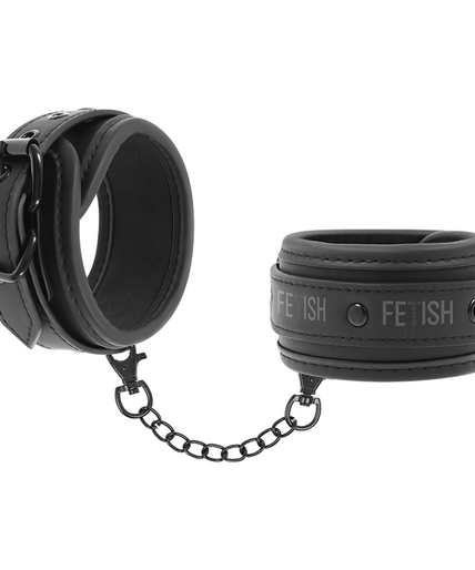 FETISH SUBMISSIVE - VEGAN LEATHER HANDCUFFS WITH NOPRENE LINING FETISH SUBMISSIVE - VEGAN LEATHER HANDCUFFS WITH NOPRENE LINING