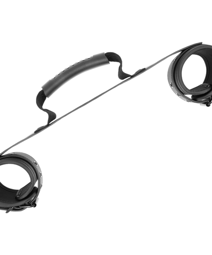 FETISH SUBMISSIVE - NOPRENE LINING HANDCUFFS WITH HANDLE FETISH SUBMISSIVE - NOPRENE LINING HANDCUFFS WITH HANDLE