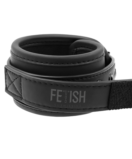 FETISH SUBMISSIVE - NOPRENE LINING HANDCUFFS WITH HANDLE FETISH SUBMISSIVE - NOPRENE LINING HANDCUFFS WITH HANDLE