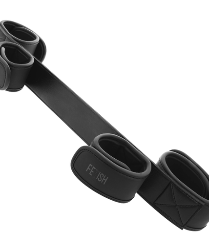 FETISH SUBMISSIVE - BONDAGE SPREADER BAR WITH NOPRENE LINING FETISH SUBMISSIVE - BONDAGE SPREADER BAR WITH NOPRENE LINING