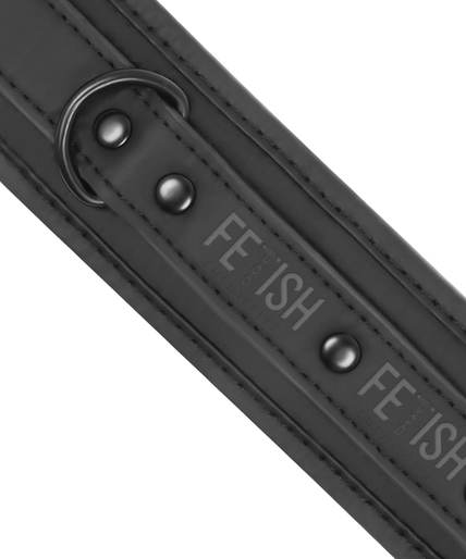 FETISH SUBMISSIVE - SET OF HAND AND ANKLE HANDCUFFS WITH NOPRENE LINING FETISH SUBMISSIVE - SET OF HAND AND ANKLE HANDCUFFS WITH NOPRENE LINING
