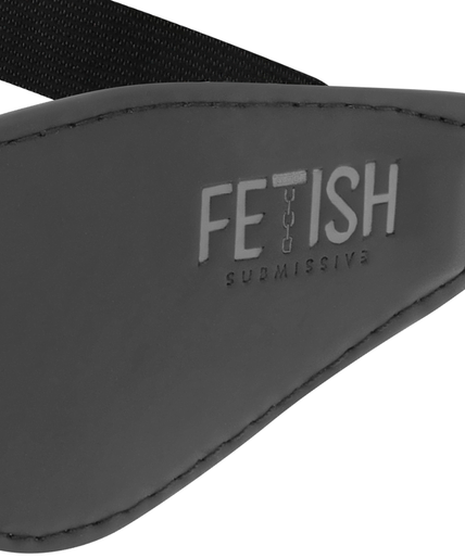 FETISH SUBMISSIVE - VEGAN LEATHER MASK WITH NOPRENE LINING FETISH SUBMISSIVE - VEGAN LEATHER MASK WITH NOPRENE LINING