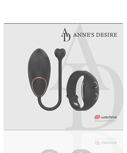 ANNE'S DESIRE - EGG REMOTE CONTROL TECHNOLOGY WATCHME BLACK ANNE'S DESIRE - EGG REMOTE CONTROL TECHNOLOGY WATCHME BLACK