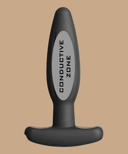 ELECTRASTIM - SILICONE BLACK ROCKER BUTT PLUG SMALL ELECTRASTIM - SILICONE BLACK ROCKER BUTT PLUG SMALL