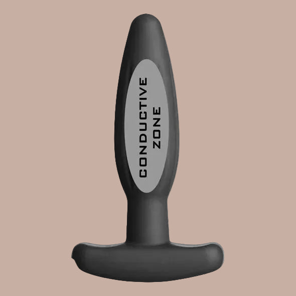 ElectraStim – Silicone Black Rocker Butt Plug Small