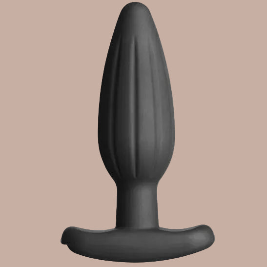 ElectraStim – Silicone Black Rocker Butt Plug Medium