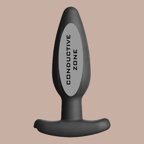 ElectraStim – Silicone Black Rocker Butt Plug Medium