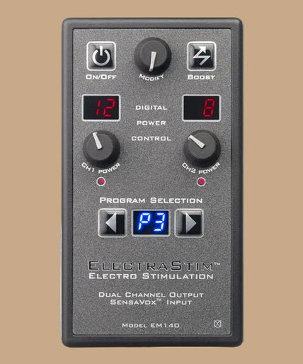 ELECTRASTIM - SENSAVOX E-STIM STIMULATOR ELECTRASTIM - SENSAVOX E-STIM STIMULATOR