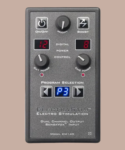 ELECTRASTIM - SENSAVOX E-STIM STIMULATOR ELECTRASTIM - SENSAVOX E-STIM STIMULATOR