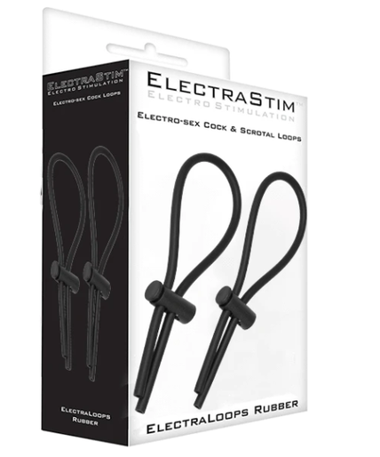 ELECTRASTIM - RUBBER ADJ. COCK AND SCROTAL LOOPS ELECTRASTIM - RUBBER ADJ. COCK AND SCROTAL LOOPS