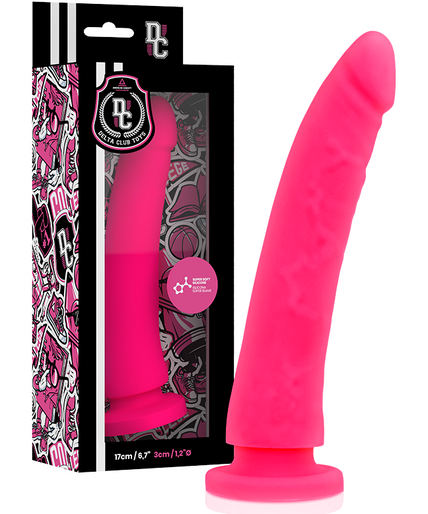 DELTA CLUB - TOYS PINK DILDO MEDICAL SILICONE 17 CM -O- 3 CM DELTA CLUB - TOYS PINK DILDO MEDICAL SILICONE 17 CM -O- 3 CM