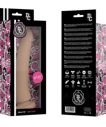 DELTA CLUB - TOYS NATURAL DILDO MEDICAL SILICONE 20 CM -O- 4 CM DELTA CLUB - TOYS NATURAL DILDO MEDICAL SILICONE 20 CM -O- 4 CM