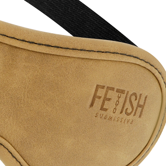 FETISH SUBMISSIVE ORIGEN - VEGAN LEREN MASKER MET NEOPREEN VOERING