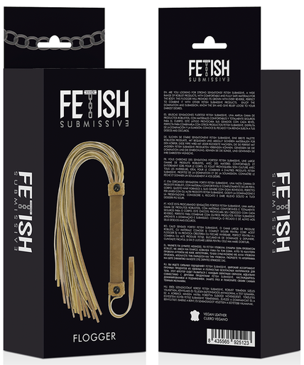FETISH SUBMISSIVE ORIGEN - VEGAN LEATHER WHIP FETISH SUBMISSIVE ORIGEN - VEGAN LEATHER WHIP