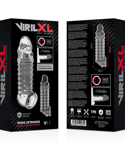 VIRILXL - PENISVERLENGING EN SLUIPHULZEN V11 TRANSPARANT VIRILXL - PENISVERLENGING EN SLUIPHULZEN V11 TRANSPARANT