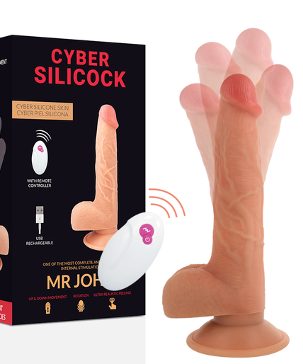 CYBER SILICOCK - REMOTE CONTROL REALISTIC MR JOHN 23.88 CM -O- 4.3 CM CYBER SILICOCK - REMOTE CONTROL REALISTIC MR JOHN 23.88 CM -O- 4.3 CM