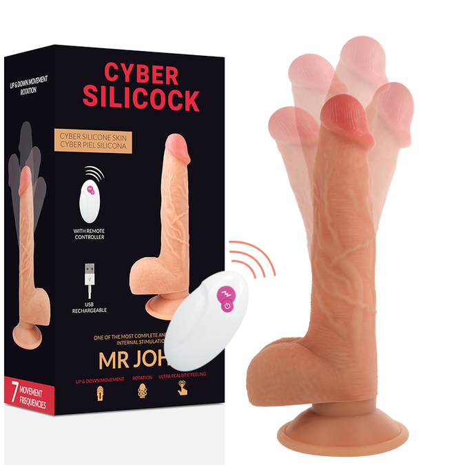 Cyber Silicock – Remote Control Realistic Mr John 23.88 Cm -O- 4.3 Cm