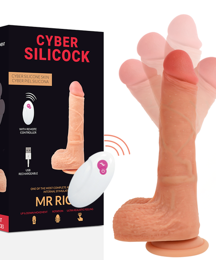 CYBER SILICOCK - REMOTE CONTROL REALISTIC MR RICK 20.9 CM -O- 4 CM CYBER SILICOCK - REMOTE CONTROL REALISTIC MR RICK 20.9 CM -O- 4 CM