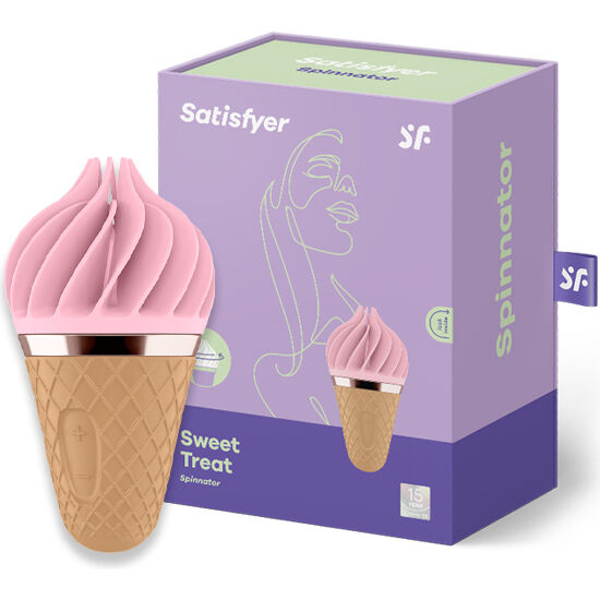 Satisfyer – Sweet Treat Spinnator Brown & Pink