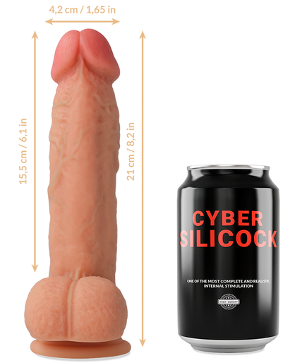 Cyber Silicock – Strap – On Saul Liquid Silicone With 3 Rings Free 15.5 Cm – O – 4.2 Cm Cyber Silicock – Strap – On Saul Liquid Silicone With 3 Rings Free 15.5 Cm – O – 4.2 Cm