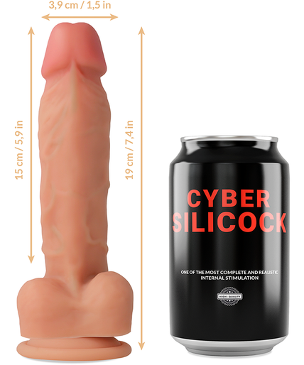Cyber Silicock – Strap – On Liquid Silicone Oliver With 3 Rings Free 19 Cm – O – 3.9 Cm Cyber Silicock – Strap – On Liquid Silicone Oliver With 3 Rings Free 19 Cm – O – 3.9 Cm