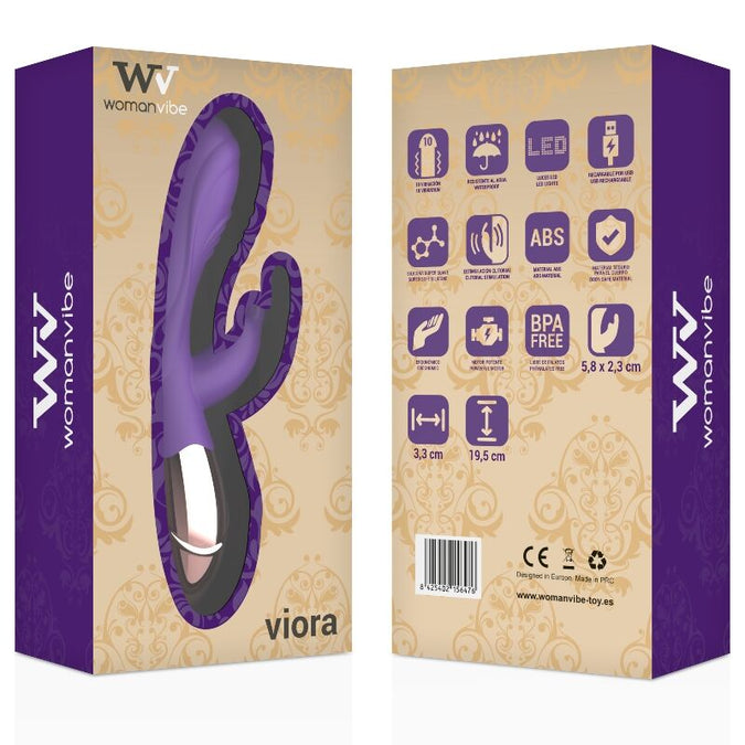 WOMANVIBE - VIORA SILICONEN OPLAADBARE VIBRATOR