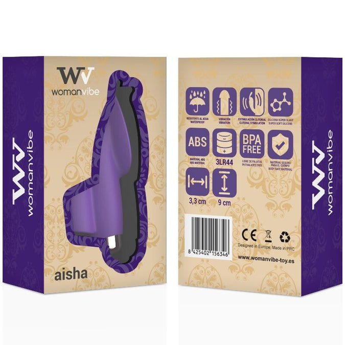 WOMANVIBE - AISHA SILICONEN STIMULATOR VINGER