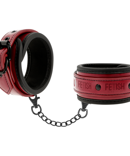 FETISH SUBMISSIVE DARK ROOM - VEGAN LEATHER HANDCUFFS WITH NEOPRENE LINING FETISH SUBMISSIVE DARK ROOM - VEGAN LEATHER HANDCUFFS WITH NEOPRENE LINING