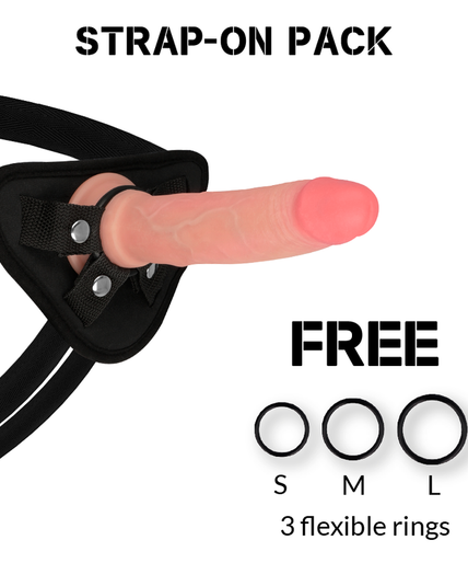 ROCKARMY - HARNESS + LIQUID SILICONE DILDO PREMIUM AVENGER 19 CM -O- 3.98 CM ROCKARMY - HARNESS + LIQUID SILICONE DILDO PREMIUM AVENGER 19 CM -O- 3.98 CM