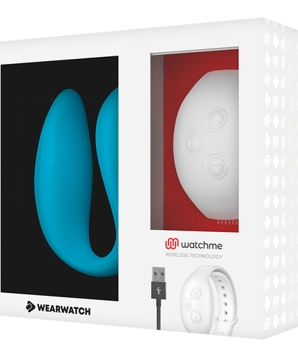 WEARWATCH - WATCHME DUAL TECHNOLOGY VIBRATOR INDIGO/SNOW WEARWATCH - WATCHME DUAL TECHNOLOGY VIBRATOR INDIGO/SNOW